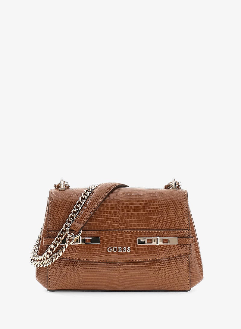 GUESS Melinda Mini Flap Over Crossbody Bag - Image 1